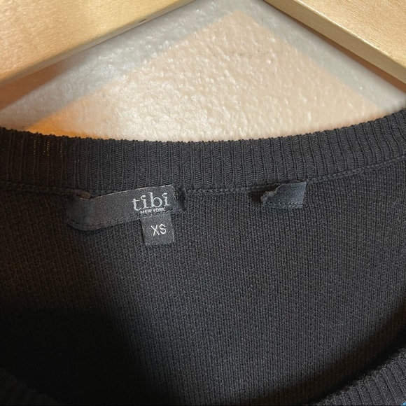 Tibi Geometric Pattern Long Sleeve Knit Sweater Dress Size XS - Picture 3 of 6